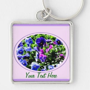 Pansy Keychain