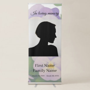 Pansy memorial retractable banner