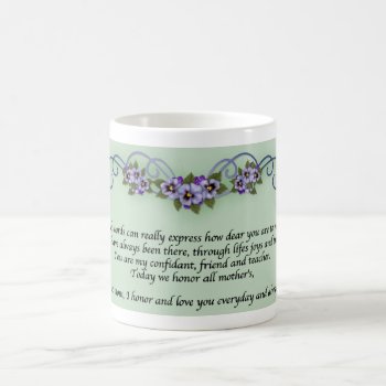 Pansy Mother's Day Coffee Mug by Spice at Zazzle