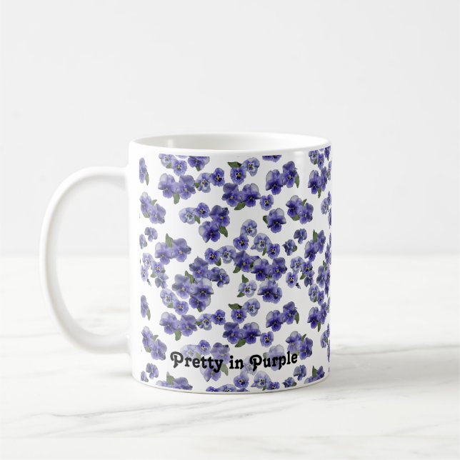 Pansy Mug (Left)