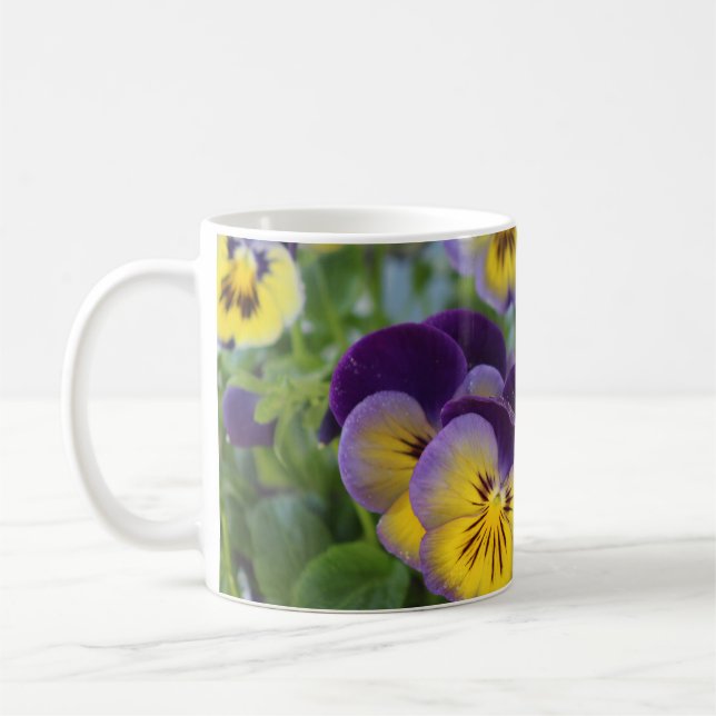 Pansy mug (Left)