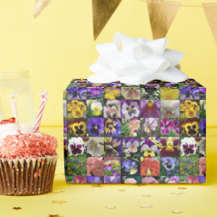 Pansy Wrapping Paper