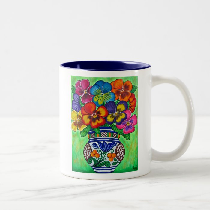 Pansy Parade Coffee Mug