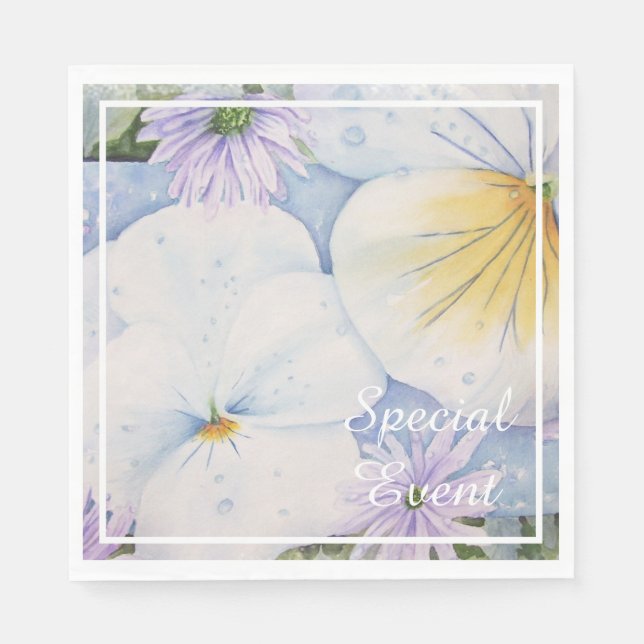 Pansy Party PARTY Napkins (Front)