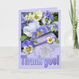 PANSY PASTEL ~ Thank you!" ~ Card