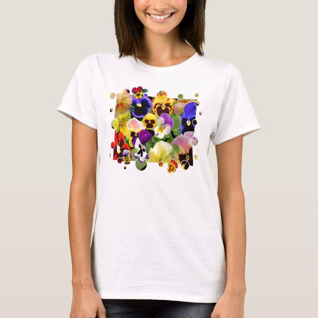 PANSY PATCHWORK T-SHIRT  (2) (Front)