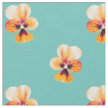 pansy pattern fabric