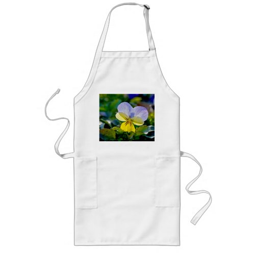 Pansy Perfection Long Apron