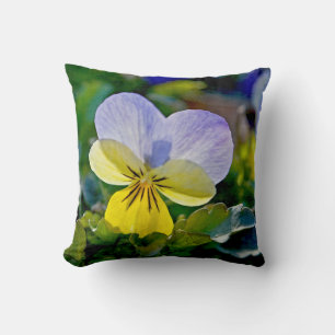 Pansy Perfection Throw Pillow