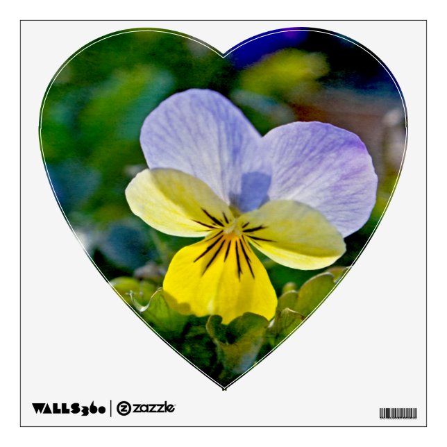 Pansy Perfection Wall Sticker (Front)