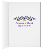 Pansy Photo Card for mom (Inside (Right))