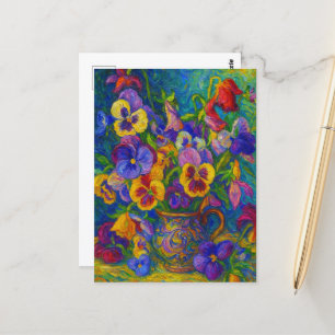 Pansy Postcard