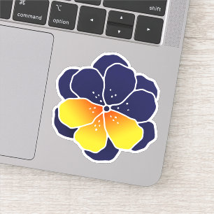 Pansy Power Sticker