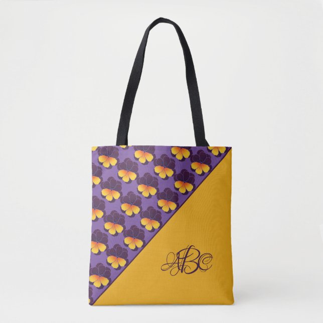 Pansy Power Tote Bag (Front)