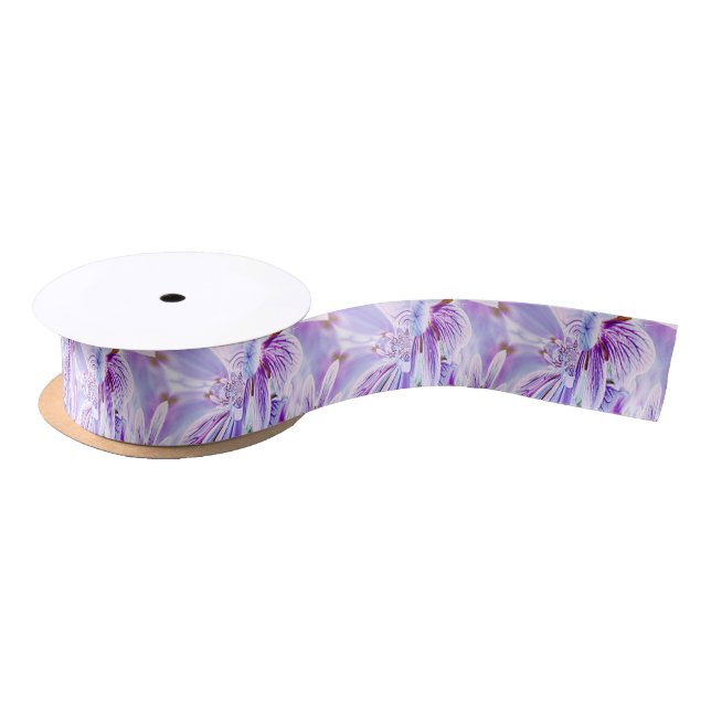 Pansy Print Satin Ribbon (Spool)