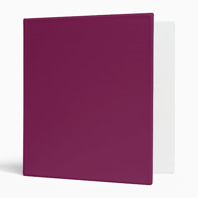 Pansy Purple Avery Binder (Front/Inside)