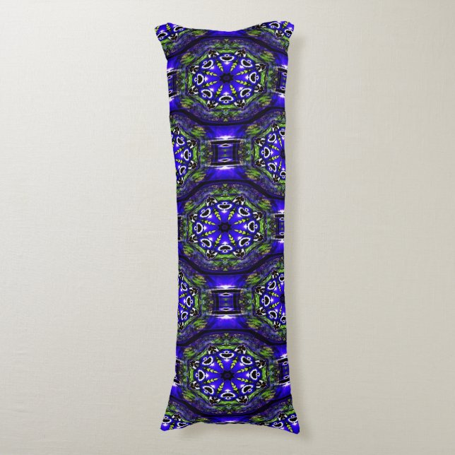 Pansy rows.... body pillow (Front Vertical)