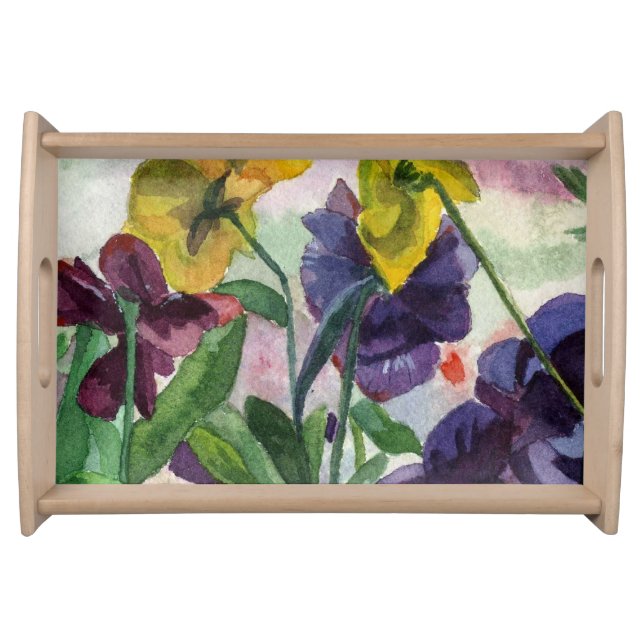 Pansy Serving Tray (Front)