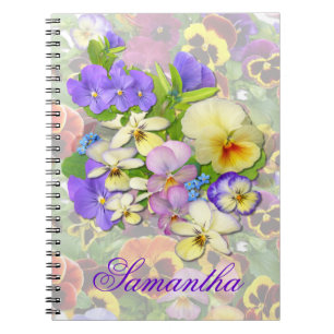 Pansy Spray # 3 ~ Note Book