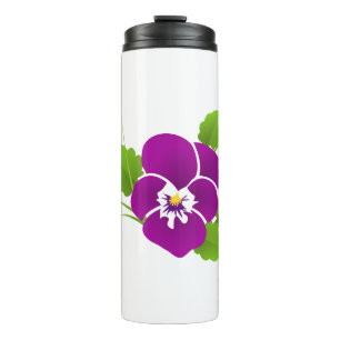 Pansy Thermal Tumbler