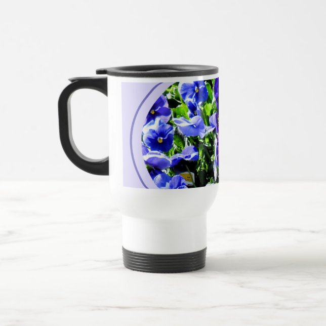 Pansy Travel Mug (Left)