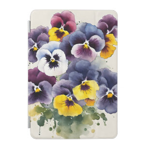 Pansy - Watercolor flowers iPad Mini Cover