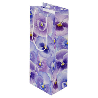 Pansy Wine Gift Bag