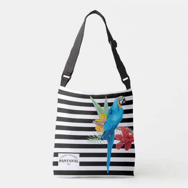 Pantanal Macaw Crossbody Bag (Front)