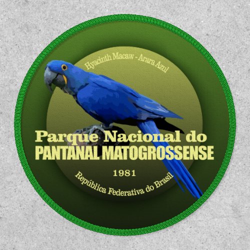 Pantanal Matogrossense NP Macaw WT  Patch