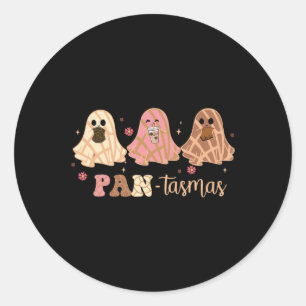 Pantasmas Ghost Conchas Mexican Halloween  Classic Round Sticker