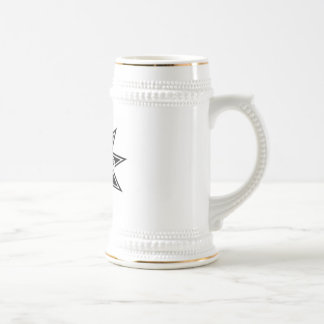 panter black star beer stein