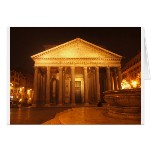 Pantheon at night cards (Front Horizontal)