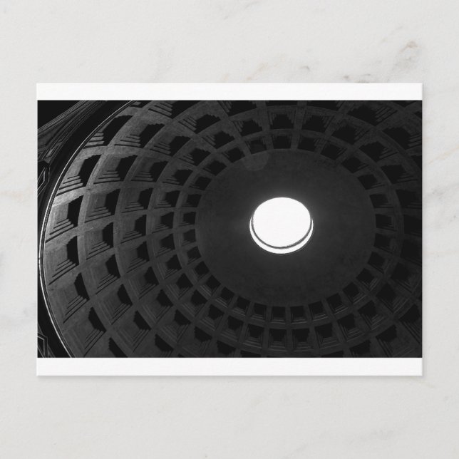 Pantheon Dome Postcard (Front)