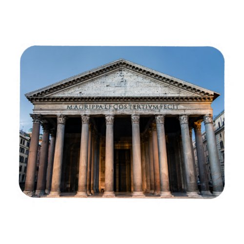 Pantheon holy temple at dawn _ Rome Italy Magnet