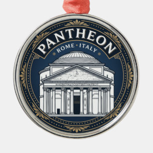 Pantheon Italy Metal Ornament
