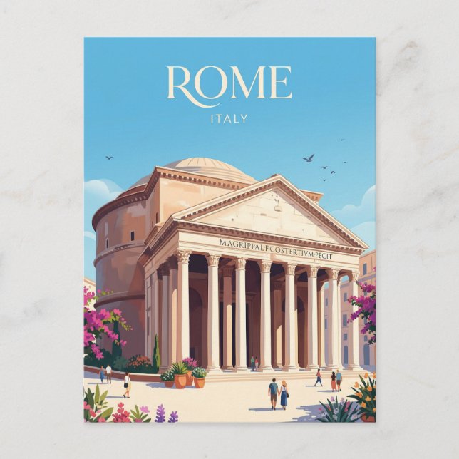 Pantheon Italy Postcard (Front)