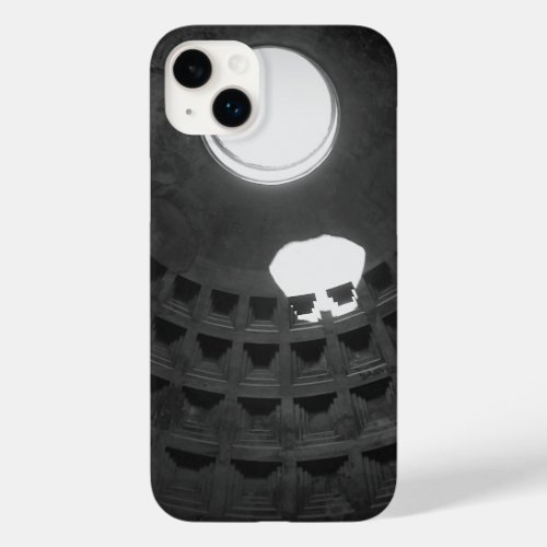 Pantheon Light Skull Rome Italy Black and White Case_Mate iPhone 14 Plus Case