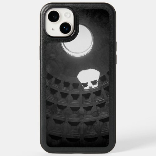 Pantheon Light Skull Rome Italy Black and White OtterBox iPhone 14 Plus Case