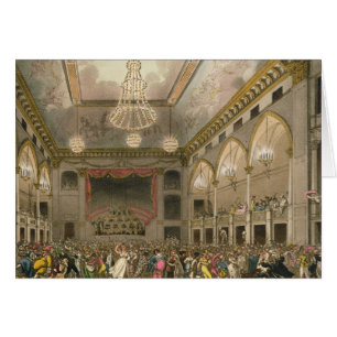 Pantheon Masquerade from 'Ackermann's Microcosm Cards