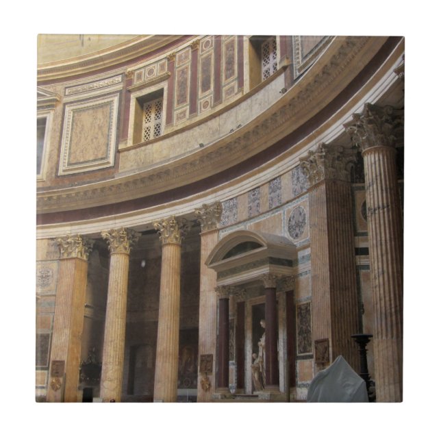 Pantheon, Rome Italy Ceramic Tile (Front)