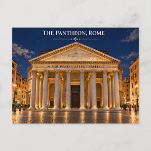 Pantheon Rome Italy Postcard