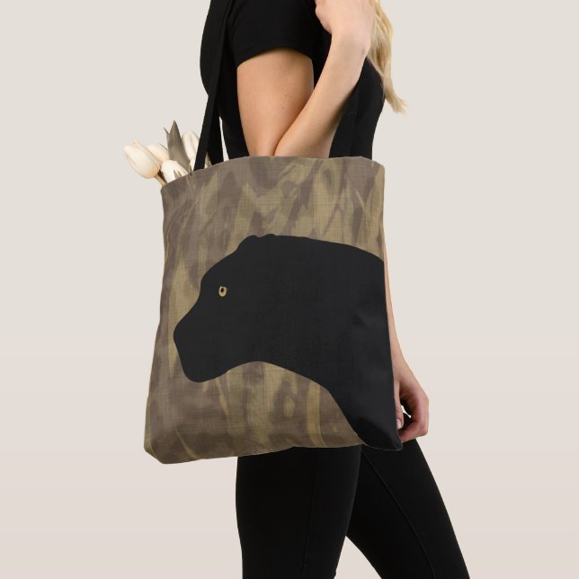 Panther Allover Tote Bag (Close Up)