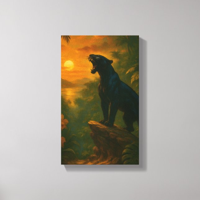 Panther at Dusk — Collector’s Canvas | Orrin Print (Front)