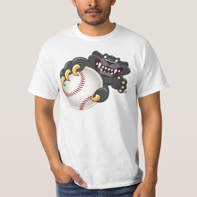 Panther Baseball Mascot T-Shirt (Front)