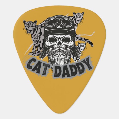 Panther Cat Dad  Guitar Pick