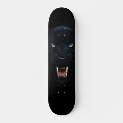 Panther Face Skateboard