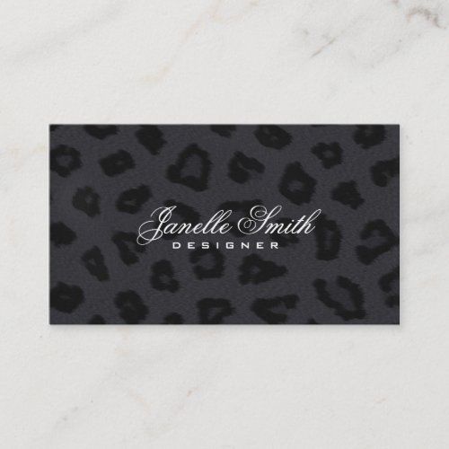 Panther Fur Design Business Card