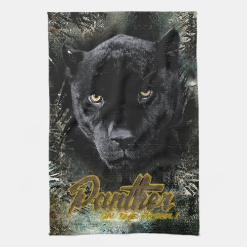 Panther on the Prowl Towel