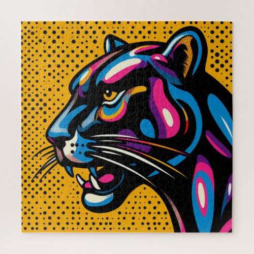 Panther Pop Art 600 Piece Puzzle