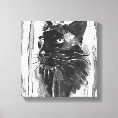 Panther Portrait Canvas Print